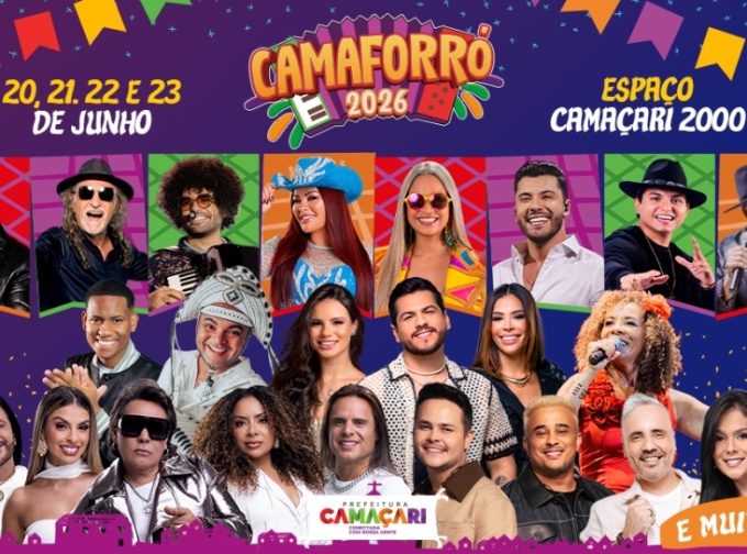  São João de Camaçari: Camaforró 2026 terá mais de 50 atrações em quatro dias de festa