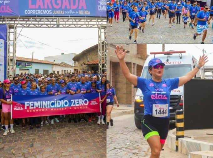 Correntina reúne quase 2 mil inscritos em corrida de combate à violência contra a mulher