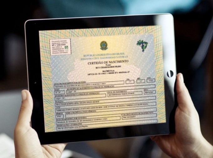  Segunda via de certidões de nascimento, casamento e óbito pode ser solicitada pela internet