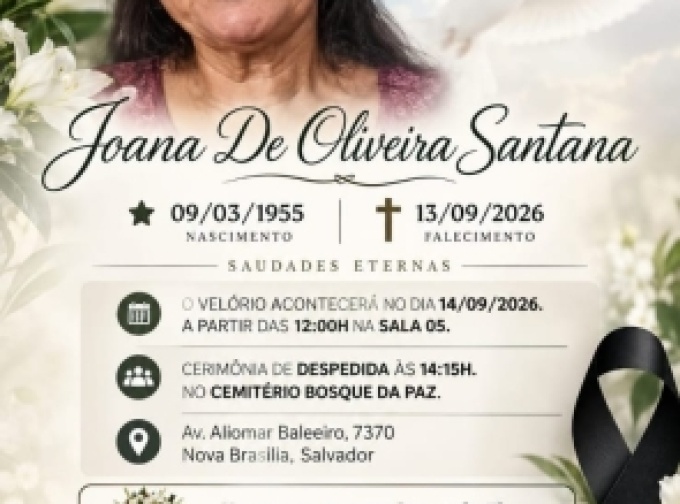 Abrantes lamenta a morte de Joana de Oliveira Santana, mãe de Piuí da Fanfarra