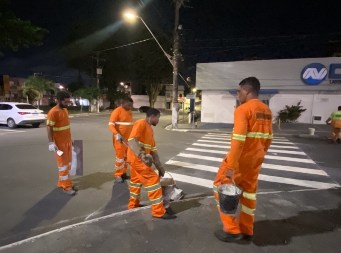 Programa Sinaliza Lauro intensifica ações de segurança viária no Centro e em Portão