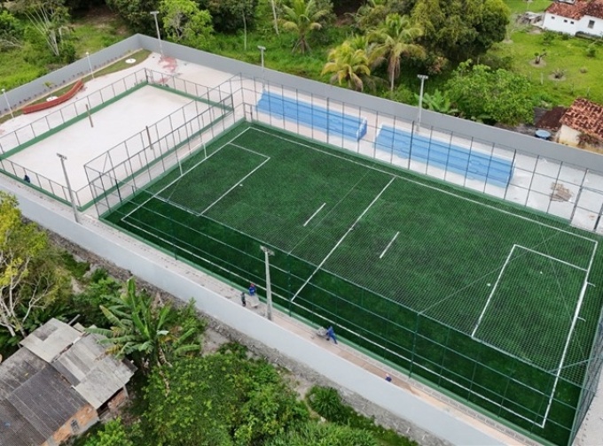 Prefeitura inaugura Campo de Grama Sintética e Quadra de Futevôlei nesta sexta (25)