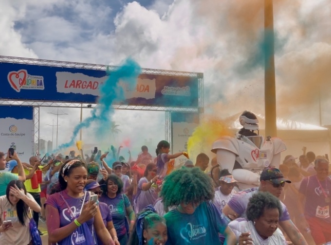 Com vagas limitadas, 8ª Corrida Colorida do Martagão Gesteira terá duas modalidades: festiva e competitiva