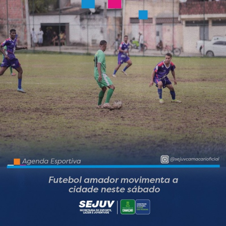 
Futebol amador movimenta a cidade neste sábado (29)